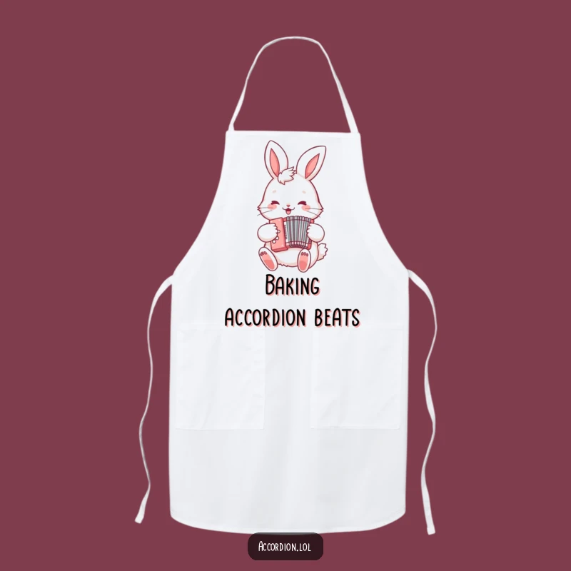 Funny Bunny Accordion Apron: Cook Up Smiles in the Kitchen