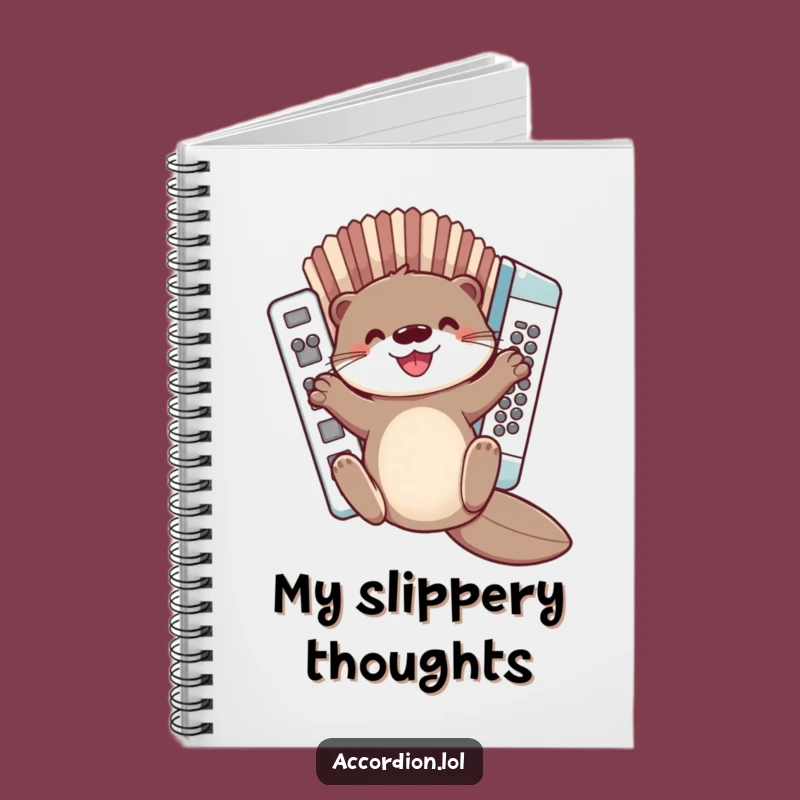 Funny Otter Accordion Notebook: Jot Down Your Joyful Notes